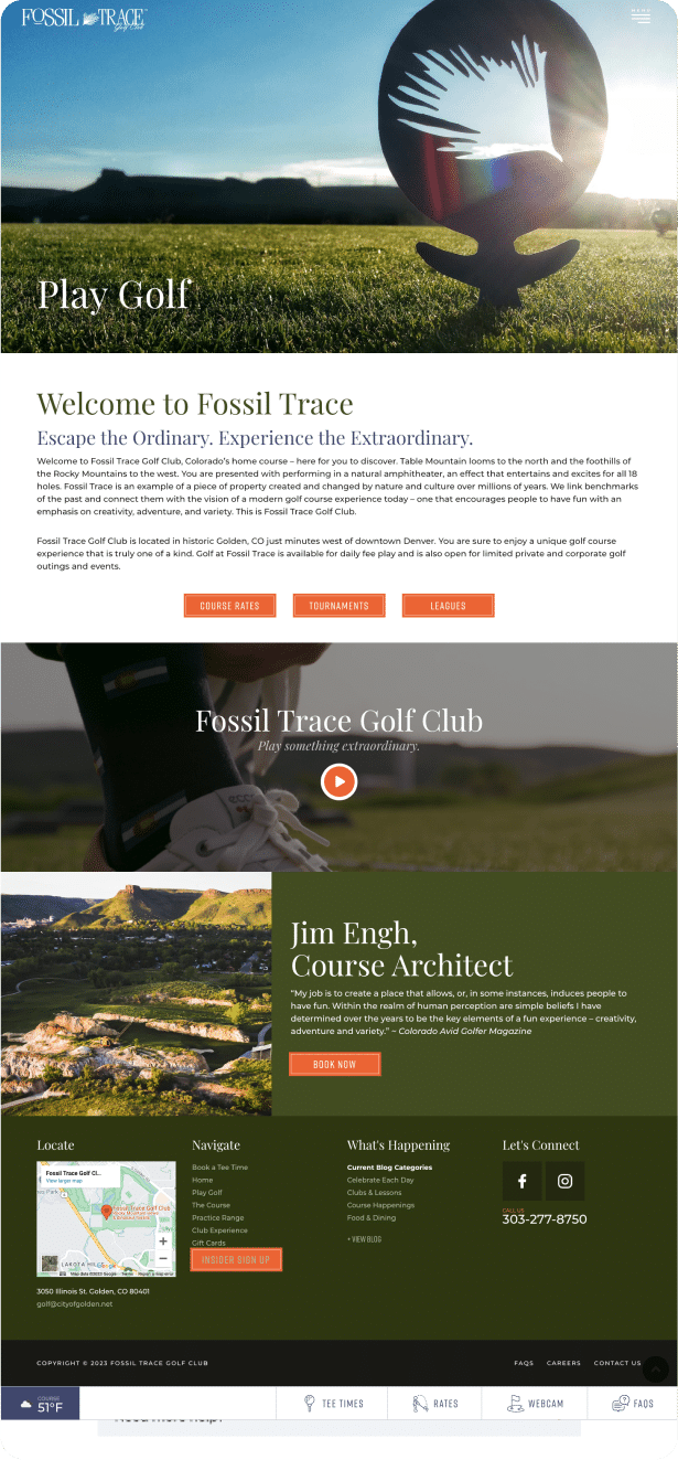 Fossil Trace WordPress Website Design Project by Webolutions Digital Marketing Agency - 3
