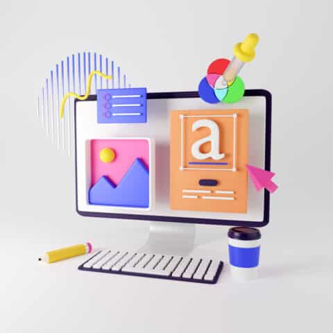 3D website design