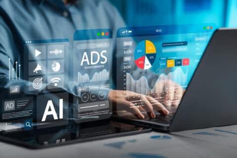 conceptual image of ai paid ads