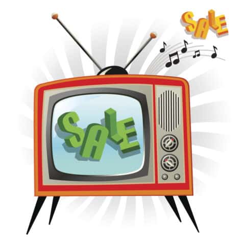 obsolete marketing strategies - TV commercials