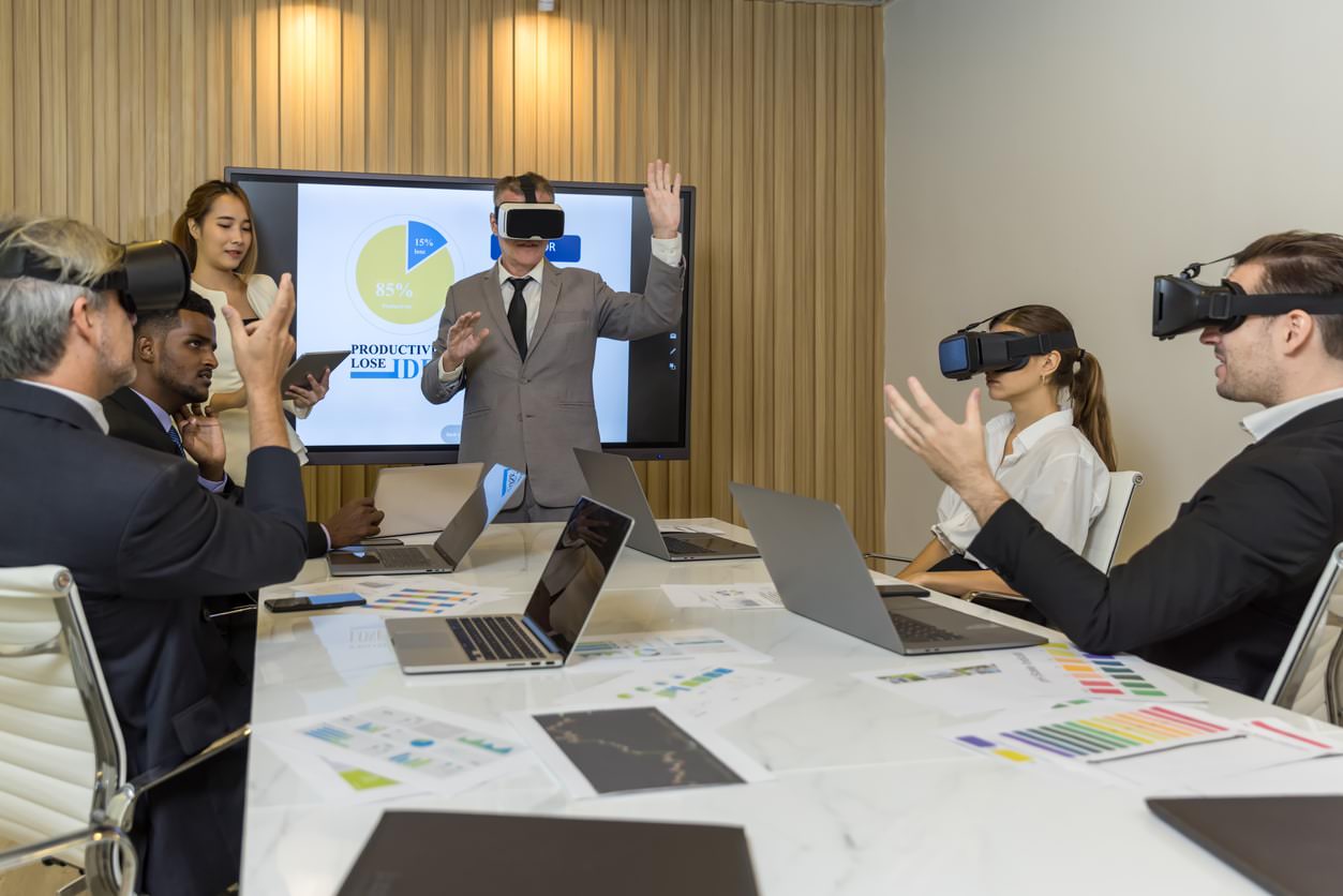 team collaboration using virtual reality